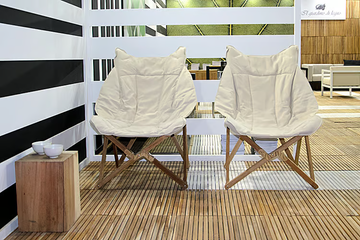 VENEZIA - Garden folding wooden easy chair by Il Giardino di Legno - view 3